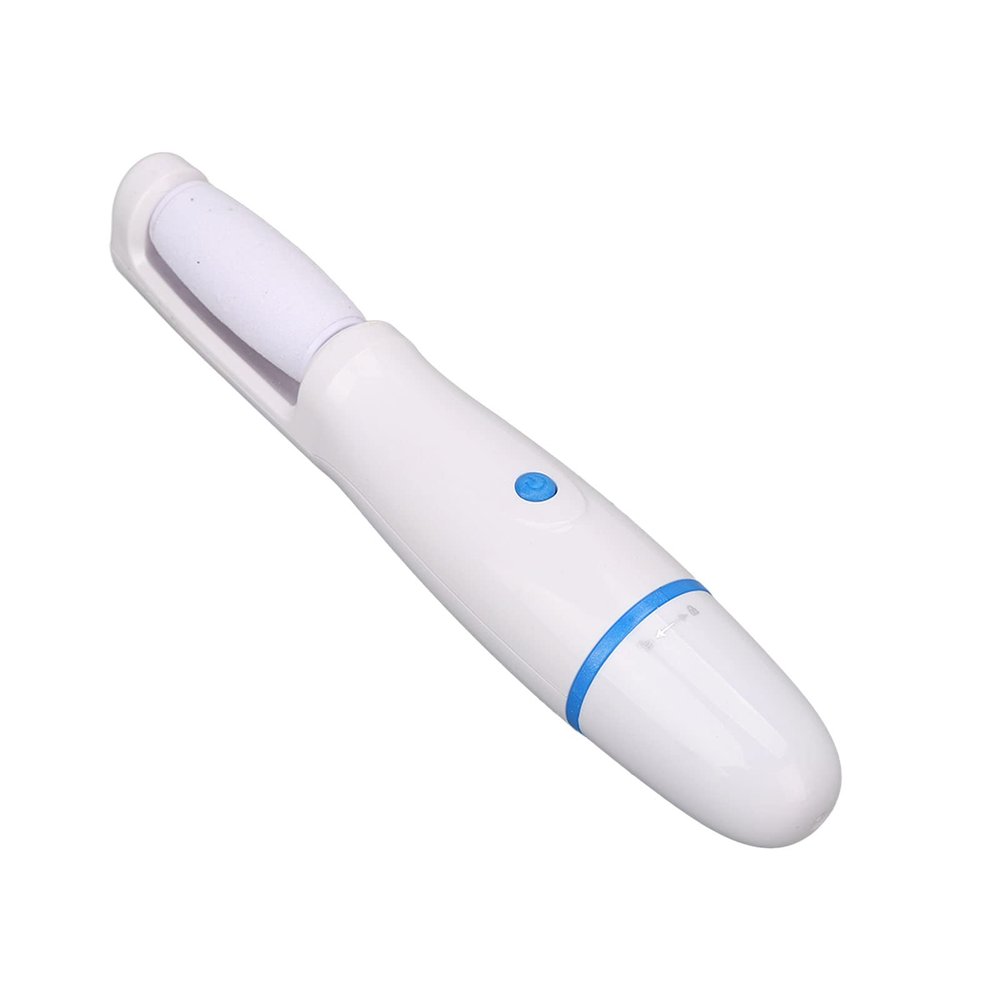 Electric Feet Callus Removers, USB Foot Grinder with Glass, Automatic Foot Scrubber, Chargeable Foot File for Corns for Dead Skin (Blue)