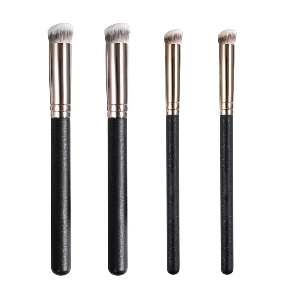 Magik 1-2 Concealer Under Eye Brush Set Foundation Highlight Shadow Cover Stippling (2 Set)
