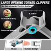 Toenail Clippers for Seniors Thick Toenails, Aucurwen Heavy Duty Toe Nail Clippers Adult Thick Nails Long Handle, Large Toenail Clippers for Thick Nails 7Pcs view 4