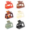 6pcs Short Hair Updo Hair Claw Women Hair Claw Clip Square Claw Clips Claw Clips for Thick Hair Small Claw Clips Hair Clips for Women Claw Clips for Short Hair Women Hair Clip view 1