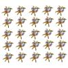 Nail Art Spider Charm Nails Charms Spider Nail Charms 100 Pcs 3D Spider Nail Art Rhinestone Nail Jewelry for Halloween DIY Craft Decoration Golden 3d Nail Charms view 1