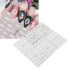 6 Sheets 5D Nail Art Stickers Flower Nail Decals Stereoscopic Embossed French Pattern Designer Nail Stickers Self Adhesive Nail Art Supplies Decoration for Women/Girls, 6 Sheets a Pack view 4