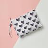 Fokongna Heart Wet Bag, For Swimsuit Travel Makeup Wet Bags for Trave Waterproof Large Capacity for Women Girls Mom Sister Friends Boho Heart Gifts Black view 4