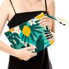 Fokongna Palm Leaves Wet Dry Bag, Multipurpose Travel Cosmetics Toiletry Diaper Electronics Gift Bag, Waterproof, Multicolor, Adult Unisex view 2