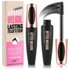 4D Silk Fiber Lash Mascara Extension - Voluminous, Waterproof & Smudge-Proof, Long-Lasting No Flaking, Natural No Clumping, All Day Exquisitely Full (1 Pack) view 1