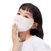 OHRAIN Blush Breathable Face Covering, Anti-UV UPF 50+ Reusable Mask, Eye Protection Sunscreen Washable Sports Face Cover for Women Light Pink view 1