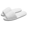 AhfuLife 10 Pairs of Deluxe Open Toe White Slippers with Travel Bags Two Size Fit Most Men and Women for Spa, Party Guest, Hotel and TravelMedium+Large10 Pairs view 1