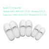 AhfuLife 10 Pairs of Deluxe Open Toe White Slippers with Travel Bags Two Size Fit Most Men and Women for Spa, Party Guest, Hotel and TravelMedium+Large10 Pairs view 2