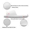 AhfuLife 10 Pairs of Deluxe Open Toe White Slippers with Travel Bags Two Size Fit Most Men and Women for Spa, Party Guest, Hotel and TravelMedium+Large10 Pairs view 3