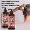 Viking Revolution Sandalwood Shampoo and Conditioner Set with Biotin and Jojoba Oil - Natural Hair Shampoo and Hair Conditioner for Men with Vitamin B5 (17 Oz) view 2