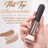 Bueart Design Flat Top Buffing Foundation makeup Brush ULTRA SOFT DENSE Kabuki Make up Brush for Liquid, Cream, Mineral Powder Blending, Flawless Face Brush makeup Brushes view 2
