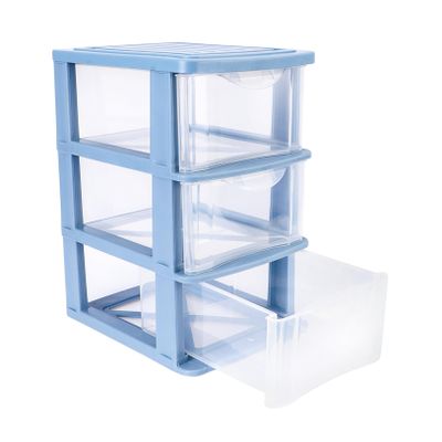 Zerodeko 1pc Transparent Makeup Storage Organizer Drawer Type Sundries Holder for Cosmetics Stationery Accessories Space-Saving Design for Desktop Use