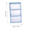 Zerodeko 1pc Transparent Makeup Storage Organizer Drawer Type Sundries Holder for Cosmetics Stationery Accessories Space-Saving Design for Desktop Use view 2