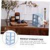 Zerodeko 1pc Transparent Makeup Storage Organizer Drawer Type Sundries Holder for Cosmetics Stationery Accessories Space-Saving Design for Desktop Use view 3