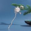 Chinese Style Full Moon Pearl Hair Sticks Ladies Pearl Female Headdress Women Hair Fork Fashion Jewelry(A) view 2