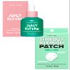 I Dew Care Hydrocolloid Acne Pimple Patch - Timeout Blemish Plus + Face Serum - Juicy Kitten | Purifying Power-Green Korean Skincare with Niacinamide, 1.01 Fl Oz Bundle view 1