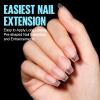 TOMICCA Short Coffin Nail Tips 450Pcs Soft Pre Shaped Gel Nail Tips, Acrylic Double-sided Matte Full Cover Press on Nail or Extension Manicure view 2