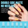 TOMICCA Short Coffin Nail Tips 450Pcs Soft Pre Shaped Gel Nail Tips, Acrylic Double-sided Matte Full Cover Press on Nail or Extension Manicure view 4