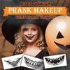 2023 New Halloween Prank Makeup Temporary Tattoo, 12PCS Halloween Clown Horror Mouth Tattoo Stickers, Removable and Realistic Temporary Tattoo Kit, Halloween Masquerade Prank Makeup Props (12pcs) view 2