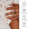 NAILOG Semi Cured Gel Nail Strips 34Pcs Gel Nail Stickers - Daisy view 4