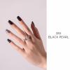 NAILOG Semi Cured Gel Nail Strips (20 Extra Long Stickers/Wraps) | Buy 2 Get 1 UV Lamp| Glossy & Long Lasting Soft Gel Finishing, Black Pearl view 2