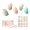NAILOG Semi Cured Gel Nail Strips 34Pcs Gel Nail Stickers - New Dawn view 1