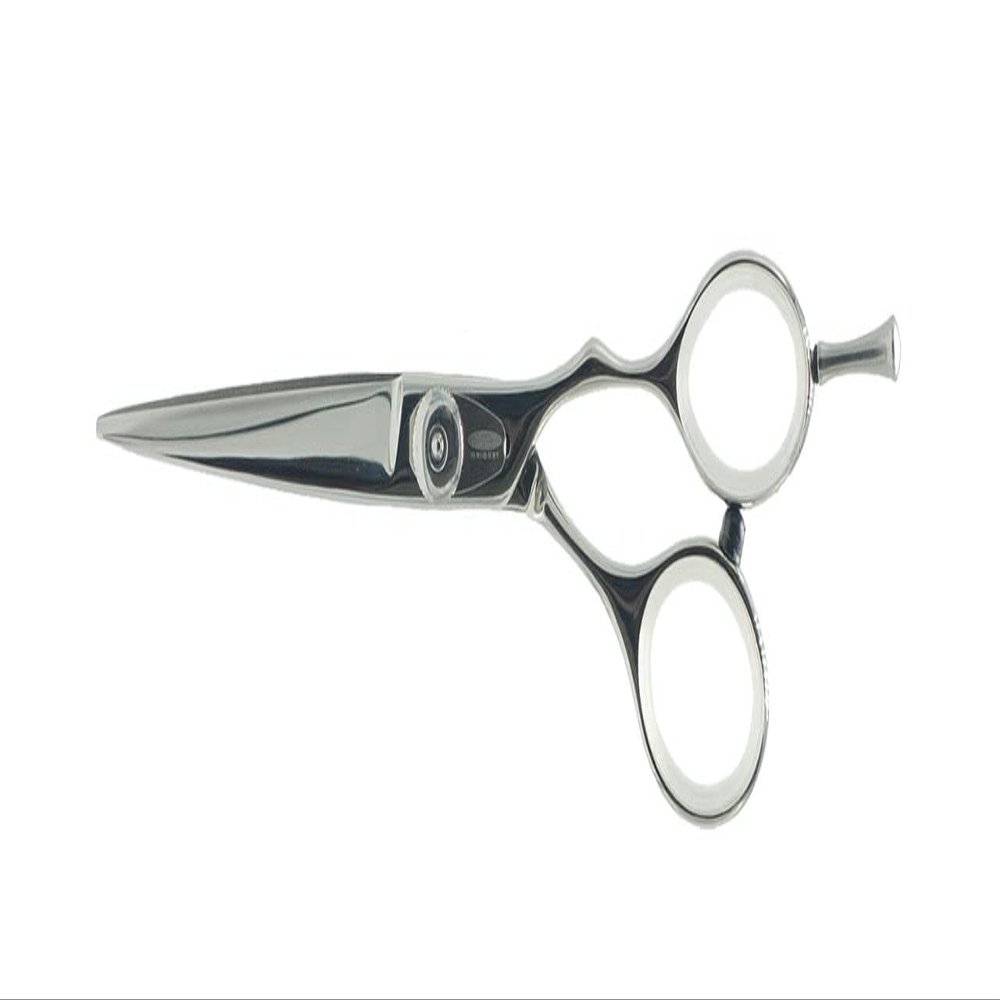 Cricket Logo Gold Series Pro Hair Cutting Scissors, 5.25" - Hair Scissors for Professionals & Barber, Convex Edge Blade, Forged Stainless Steel, Adjustable Tension, Ergonomic Grip