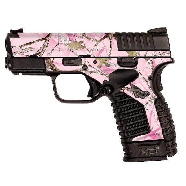 MightySkins Glossy Glitter Skin Compatible with Springfield XDS 3.3 - Conceal Pink | Protective, Durable High-Gloss Glitter Finish | Easy to Apply, Remove, and Change Styles | Made in The USA