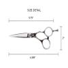 Cricket Logo Gold Series Pro Hair Cutting Scissors, 5.75" - Hair Scissors for Professionals & Barber, Convex Edge Blade, Forged Stainless Steel, Adjustable Tension, Ergonomic Grip view 4