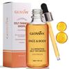 Glossiva Self Tanning Drops - Sunless Tan for a Sun-Kissed Bronze - Beauty Skin Self Tanner - Gradual Glow for Face and Body - Long-Lasting for a Week, 1.01 Fl Oz view 1