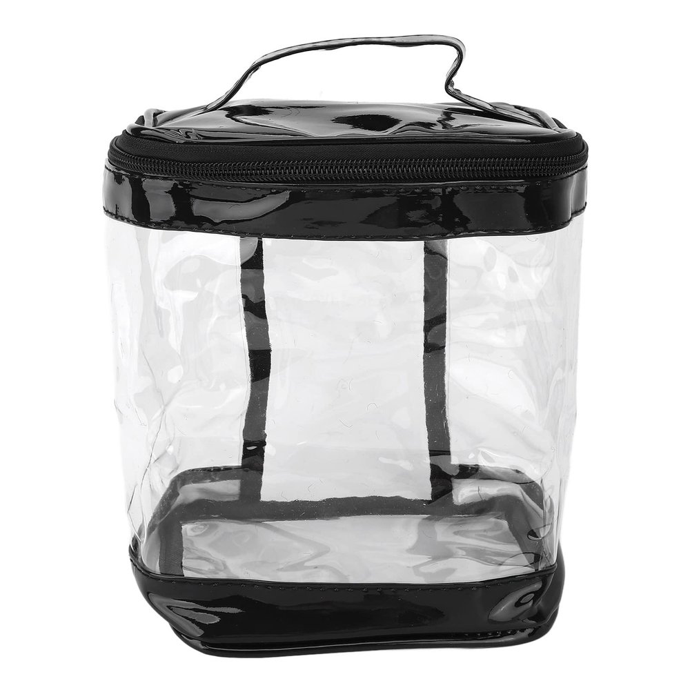 YUYTE Clear Toiletry Bag, Heavy Duty Leak Proof Clear Travel for Toiletries, Transparent Makeup Bag with Zipper and Handle for Shower Organiser