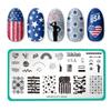 Maniology Stars & Stripes Nail Stamping Starter Kit | Patriotic Nail Art Designs, Flag, Fireworks & Festive Summer DIY Manicures  Includes Stamping Plate, Polish, Top Coat, Stamper & Scraper Card view 2