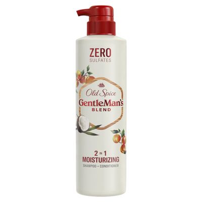 Old Spice Gentlemans Blend with Apricot Kernel & Coconut Oil, 2-in-1 Moisturizing Shampoo and Conditioner, 14.8 fl oz