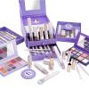 Color Nymph Makeup Gift Set For Teens, Full Kit With Make Up Kits Beginner Makeup Sets with Paper Exquisite Purple Cosmetics Box 2 Eyeshadow Palettes, Mascara, Lipstick, Lipgloss Makeup Set Brushes view 1