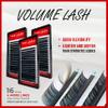 THE LASH SUPPLY Volume Eyelash Extension Professional Supplies, C/CC/D Curl, 8-25mm Length, 0.05/0.07/0.10 Thickness, Fake Eye Lashes, Soft and Lightweight Lashes Mixed to Mixed Length Pack view 2