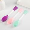 FRCOLOR 6pcs Double Silicone Face Cleaning Brush Manual Facial Cleansing Tool for Skin Care Mint and Facial Cleaner view 2