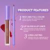 BANGFENG 8Pcs Matte Liquid Lipstick and Lip Liner Set White Black Blue Halloween Cosplay Makeup Waterproof Non-Stick Cup Not Fade Liquid Lipliner Lip Gloss Make Up Gift Set (Set B) view 3
