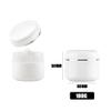 ericotry Pack of 6 Empty White Plastic Cosmetic Jars Storage Containers with Inner Liners and Dome Lids for Lip Balm Face Cream Lotion (100g) view 2