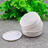 ericotry Pack of 6 Empty White Plastic Cosmetic Jars Storage Containers with Inner Liners and Dome Lids for Lip Balm Face Cream Lotion (100g) view 4