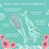 Glimmer Wish Mermaid Detangling Hair Brush for Kids - Anti Frizz and Anti Static - Soft and Long Bristles to Detangle With Ease - Gentle on Hair Kids Hair Brush view 4
