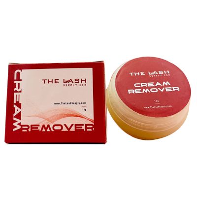 THE LASH SUPPLY 0.18 Oz Eyelash Cream Remover, Eyelash Extension Remover, No Natural Lashes Damage, No Irritation Lashes Removal, Safe Formula Glue Professional Extension Remover
