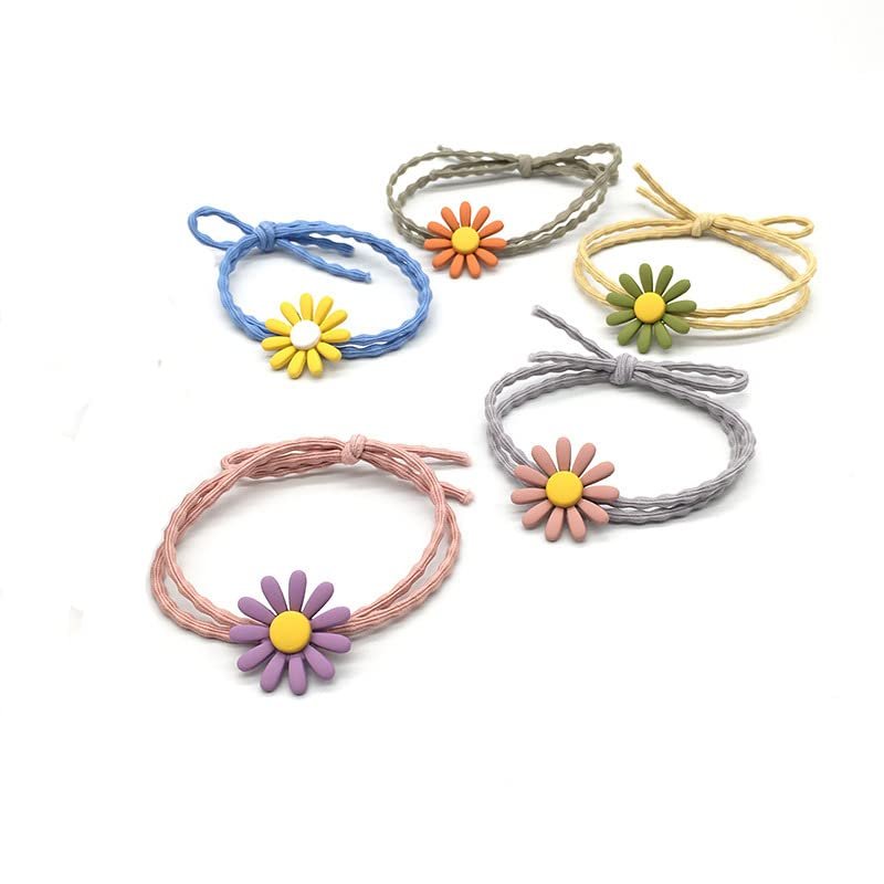 30Pcs Little Daisy Ladies and Children's Hair Tie