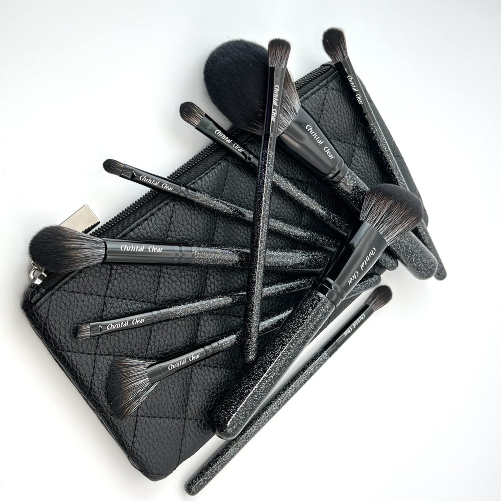 10 Piece Glitter Pro Brush Set