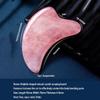Pink Crystal Scraping Board Facial Beauty Salon Special Face Lifting Eye Scraper Female Jade Scraping Board view 2