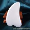 Natural White Jade Beauty Special Scraping Board Facial Facial Pulling Tendons to Enhance The Whole Body General Nanyang Jade Scraping Board view 2