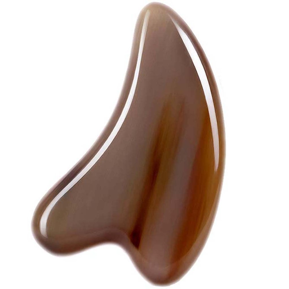 Gua Sha Facial Tool Gua Sha Trigger Point Massager Tool with Smooth Edges for Physical Therapy and Spa Acupuncture Therapy Gua Sha for Face Eyes Neck Body.