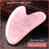Natural Powder Crystal Jade Facial Scraping Board Face Lift Eye Shaving Board Scraper Beauty Special view 2