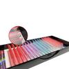 THE LASH SUPPLY Halloween Color Volume Eyelash Extensions, CC Curl, 13-18mm Length, 0.07 Thickness Multi Color, Natural and Long-lasting Curl, Mixed Color Pack, Professional Use Only view 1