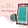 THE LASH SUPPLY Halloween Color Volume Eyelash Extensions, CC Curl, 13-18mm Length, 0.07 Thickness Multi Color, Natural and Long-lasting Curl, Mixed Color Pack, Professional Use Only view 2
