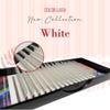 THE LASH SUPPLY Halloween Color Volume Eyelash Extensions, CC Curl, 13-18mm Length, 0.07 Thickness Multi Color, Natural and Long-lasting Curl, Mixed Color Pack, Professional Use Only view 2
